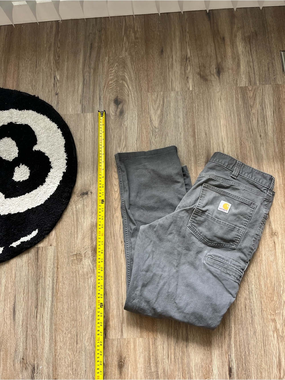 Carhartt Gray Work Pants with Utility Pocket 36x34